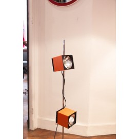 Lampadaire orange vintage