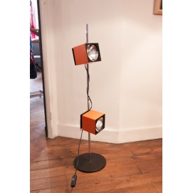 Lampadaire orange vintage