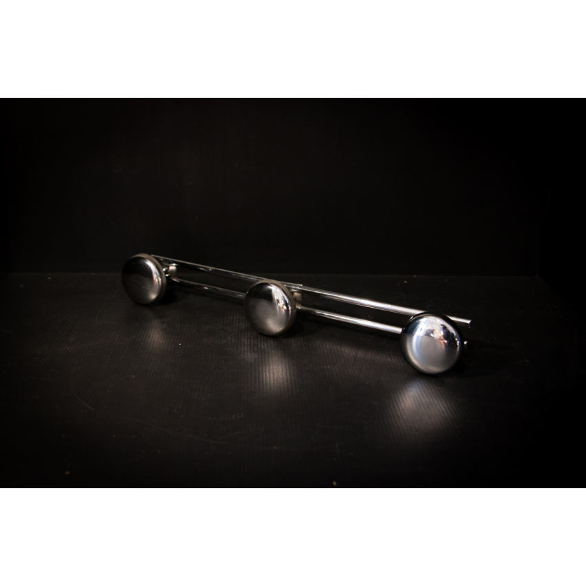Patères vintage en inox
