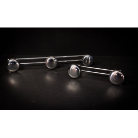 Patères vintage en inox