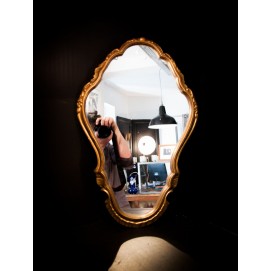 Miroir vintage doré