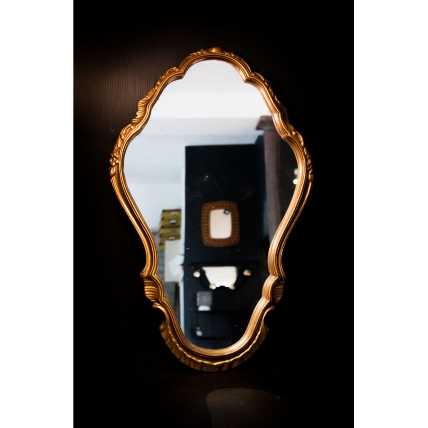 Miroir vintage doré