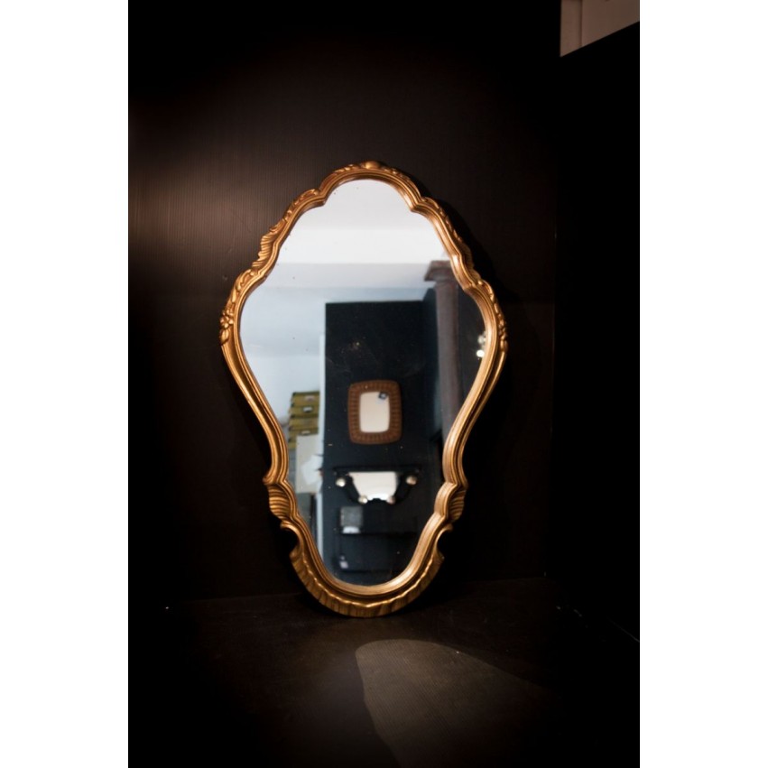 Miroir vintage doré