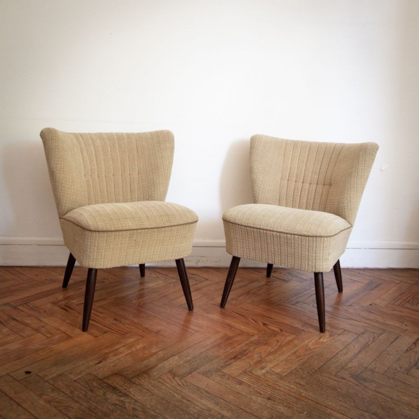 Paire de fauteuils cocktail