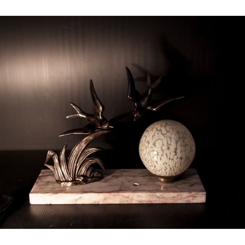 Lampe de chevet art déco