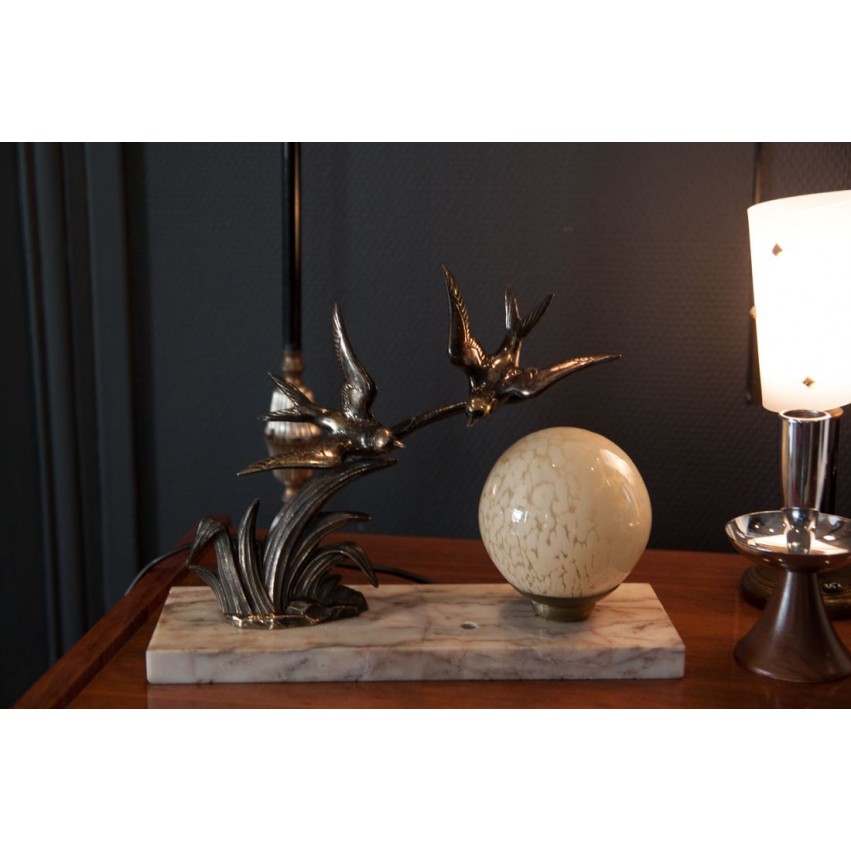 Lampe de chevet art déco