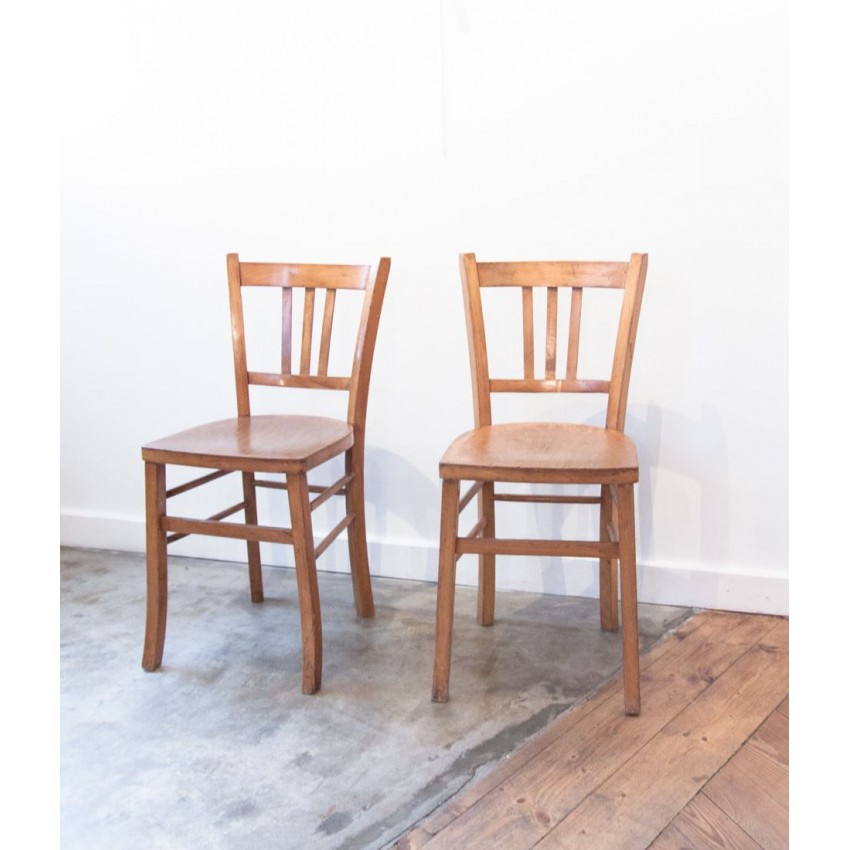 Chaises bistro type LUTERMA et CHARMOILLE