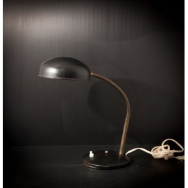 Lampe de bureau noire/laiton