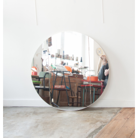 Grand miroir vintage rond - Triptyque