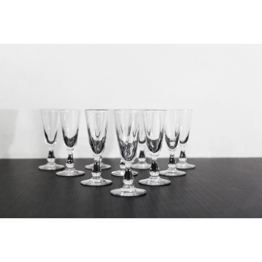 Onze petits verres à shot/Tasses à ristretto - Vintage Onze petits verres à shot/Tasses à ristretto - Vintage