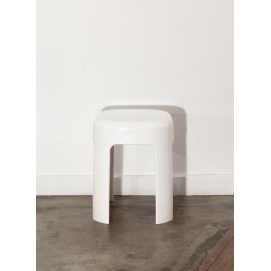 Tabouret vintage blanc