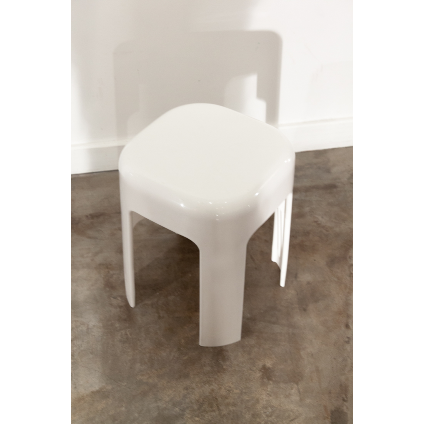 Tabouret vintage blanc